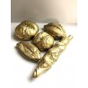 SET 5 SCULTURA OTTONE BRASS SCULPTURE PANE MICHETTA FILONE ARTE CONTEMPORANEA 
