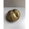 SET 5 SCULTURA OTTONE BRASS SCULPTURE PANE MICHETTA FILONE ARTE CONTEMPORANEA 