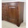 ANTICA CREDENZA DISPENSA RUSTICA LEGNO ABETE ORIGINALE MADIA EPOCA 1800 1 ANTE