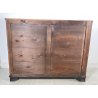 ANTICA CREDENZA DISPENSA RUSTICA LEGNO ABETE ORIGINALE MADIA EPOCA 1800 1 ANTE