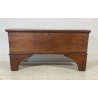 ANTICA PICCOLA CASSAPANCA 1800 LEGNO ABETE MASSELLO DISPENSA EPOCA PANCA BAULE