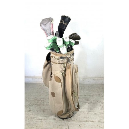 SACCA GOLF VINTAGE Calloway CON MAZZE Mizuno Cleveland HiBORE XLi Right Handed 