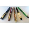 Set 5pz. COLLEZIONE Penna Stilografica MARMORIZZATA stylo VINTAGE FOUNTAIN PEN