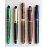 Set 5pz. COLLEZIONE Penna Stilografica MARMORIZZATA stylo VINTAGE FOUNTAIN PEN