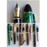 Set 5pz. COLLEZIONE Penna Stilografica MARMORIZZATA stylo VINTAGE FOUNTAIN PEN