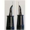ANTICA PENNA STILOGRAFICA Columbus Extra 132 NERO ORO anni 30 OLD FOUNTAIN PEN 