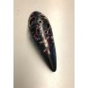 GRANDE SCULTURA DESIGN CERMICA NERA SMALTO POLICROMO DANZA MIDCENTURY POTTERY 