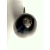 GRANDE SCULTURA DESIGN CERMICA NERA SMALTO POLICROMO DANZA MIDCENTURY POTTERY 