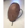 RARA ENORME PIETRA Shiva Lingam INDIA UOVO COSMICO QUARZO CALCEDONIO GOETHITE