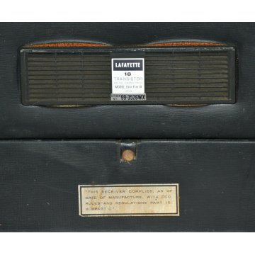 Rara ANTICA RADIO LAFAYETTE Star Fire VI 18 transistor EPOCA anni 60 VINTAGE USA