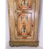 ANTICA ANGOLIERA LEGNO DIPINTO A MANO STILE VENEZIANO 3 RIPIANI EPOCA PRIMO 900 