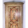 ANTICA ANGOLIERA LEGNO DIPINTO A MANO STILE VENEZIANO 3 RIPIANI EPOCA PRIMO 900 
