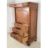 ANTICO SECRETAIRE RIBALTA LEGNO NOCE SCRITTOIO CASSETTIERA CAPPUCCINO EPOCA 
