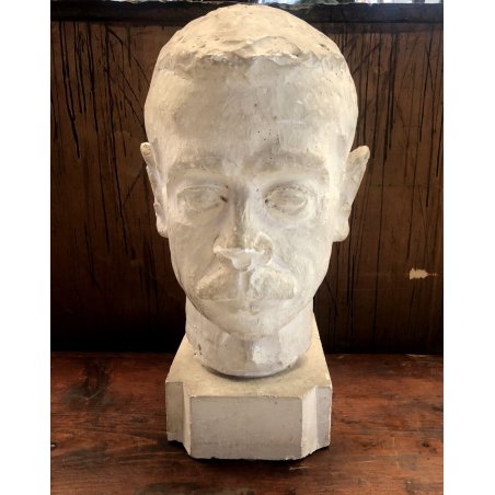 ANTICA SCULTURA Carlo Zapelloni GESSO RITRATTO TESTA Andrea Zapelloni STRESA 900
