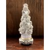 RARISSIMA SCULTURA CERAMICA ALBERO PIGNA HEREND HUNGARY DIPINTA A MANO 33,5 cm/h