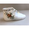 SCARPINA BIMBO PORCELLANA Herend BABY SHOE Queen Victoria Indian basket  7570-5 