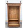 ANTICO ARMADIO FINE 1800 FOGLIA ORO LEGNO NOCE 2 ANTE DISPENSA CASSETTO INGLESE 