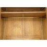 ANTICO ARMADIO FINE 1800 FOGLIA ORO LEGNO NOCE 2 ANTE DISPENSA CASSETTO INGLESE 
