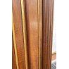 ANTICO ARMADIO FINE 1800 FOGLIA ORO LEGNO NOCE 2 ANTE DISPENSA CASSETTO INGLESE 