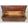 ANTICO SECRETAIRE CASSAFORTE RIBALTA LEGNO NOCE SCRITTOIO CASSETTIERA EPOCA 