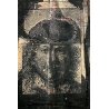  OPERA TECNICA MISTA Max Kuatty STAMPA MULTIPLO 80 ASTRATTO MATERIA MEMORIA 