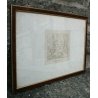 ANTICO QUADRO INCISIONE LITOGRAFIA OPERA Raffaello Sanzio Urb. Inv. N.C.Inc. 800