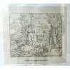 ANTICO QUADRO INCISIONE LITOGRAFIA OPERA Raffaello Sanzio Urb. Inv. N.C.Inc. 800
