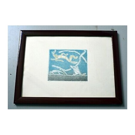 QUADRO OMAGGIO PAUL KLEE DIPINTO SERIGRAFIA GRAFICA LITOGRAFIA ARTE DESIGN EPOCA