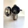ANTICO FARO BICICLETTA BICI METALLO LENTE CARBURO ACETILENE 1920 LANTERNE CYCLE
