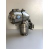 ANTICO FARO BICICLETTA BICI METALLO LENTE CARBURO ACETILENE 1920 LANTERNE CYCLE