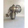 ANTICO FARO BICICLETTA BICI METALLO LENTE CARBURO ACETILENE 1920 LANTERNE CYCLE