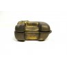 SCULTURA BRONZO DORATO Berrocal 2 ELEMENTI SCATOLA COPERCHIO BOX LID FIRMATO 900