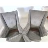 COPPIA POLTRONA VELLUTO GRIGIO DESIGN ATTR. Gio Ponti VINTAGE ARMCHAIR ANNI '50 