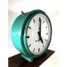OROLOGIO MODERNARIATO INDUSTRIALE Ora Elettrica Milano spa ILLUMINATO BIFRONTE