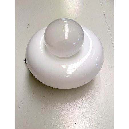 LAMPADA TAVOLO DESIGN Giuliana Gramigna PER ARTEMIDE "Electra" VETRO OPALINO '68