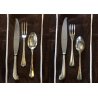 GRANDE SERVIZIO 116 pz POSATE LUSSO SAMBONET 3 STELLE ARGENTATO 12 PERSONE ITALY
