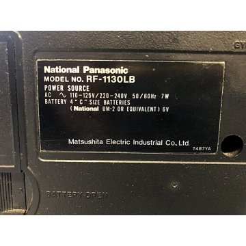 RADIO VINTAGE NATIONAL PANASONIC RICEVITORE MONDIALE GX 500 RF-1130LB JAPAN 1975