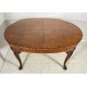 ANTICO TAVOLO PRANZO OVALE LEGNO NOCE 1900 TABLE OLD EPOCA LUIGI FILIPPO SALOTTO
