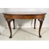 ANTICO TAVOLO PRANZO OVALE LEGNO NOCE 1900 TABLE OLD EPOCA LUIGI FILIPPO SALOTTO
