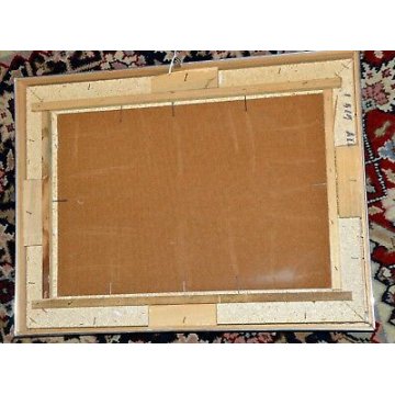 ANTICO QUADRO PAESAGGIO TIZIANO MONTI EPOCA 800 DIPINTO ACQUERELLO FEZ MAROCCO