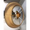 LAMPADA TAVOLO VINTAGE PORCELLANA ARTISTICA Mangani Giulia FIRENZE PESCE OTTONE