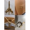 LAMPADA TAVOLO VINTAGE PORCELLANA ARTISTICA Mangani Giulia FIRENZE PESCE OTTONE