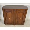 ANTICA CREDENZA SCANTONATA LEGNO NOCE RUSTICA ORIGINALE MADIA EPOCA 1700 2 ANTE