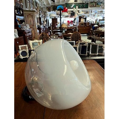 LAMPADA DA TAVOLO SFERICA "Vacuna" Artemide DESIGN Peduzzi Riva VETRO MURANO '60