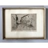 ANTICA STAMPA INCISIONE ACQUAFORTE P. E. Colin ORIGINALE FIRMATA NUMERATA 11/35