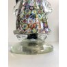 ANTICA SCULTURA DAMA VENEZIANA CON MURRINE VETRO MURANO VINTAGE ART GLASS '50s