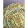 PIATTO PORCELLANA 25th ANNIVERSARIO Versace Rosenthal Green Floralia ø18cm 2003