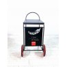CARRELLO ESPOSITORE Cassina CART SERVING TABLE DESIGN MODERNISTA NERO ROSSO '80s