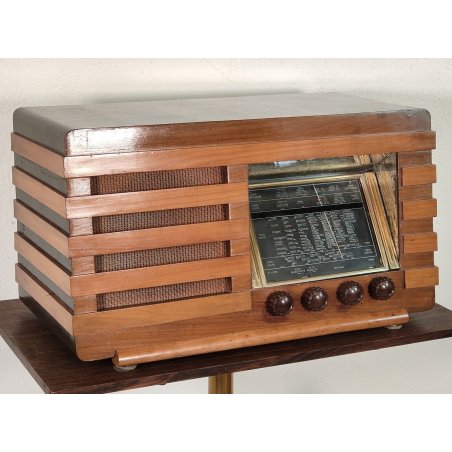 RARA ANTICA RADIO decò LEGNO RADICA Siare Crosley 226/A 1940 VALVOLE collezione