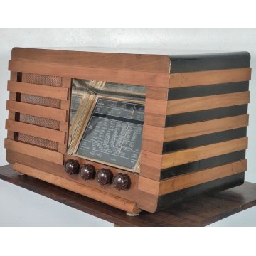 RARA ANTICA RADIO decò LEGNO RADICA Siare Crosley 226/A 1940 VALVOLE collezione